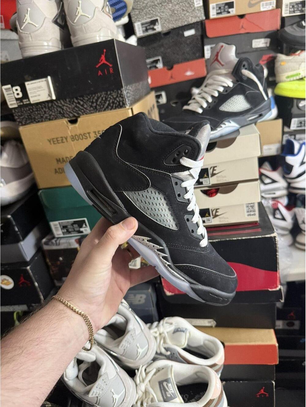 Jordan retro 5 metallic sz 7y